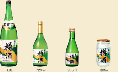 樽酒 - 1.8L/720ml/720ml/180ml